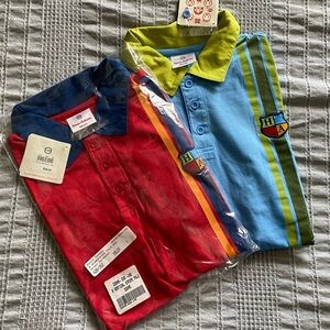 2 Hanna Andersson boys polo shirts